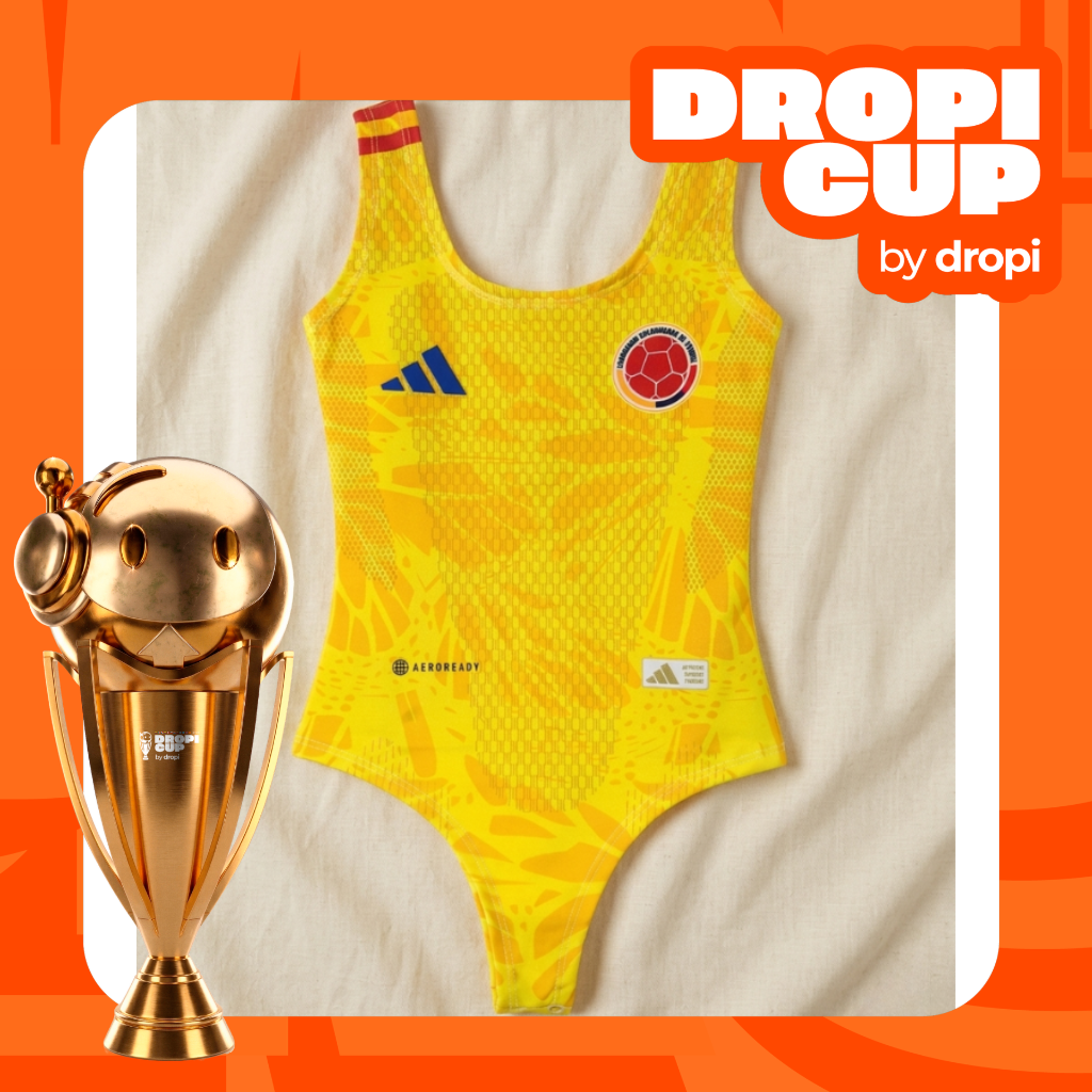 Body Selección Colombia tricolor en amarillo, azul y rojo